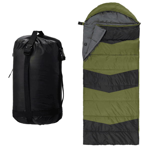 Rectangular Heated Sleeping Bag, Lightweight Sleeping Bag with Multi USB Powered Heating Pads
