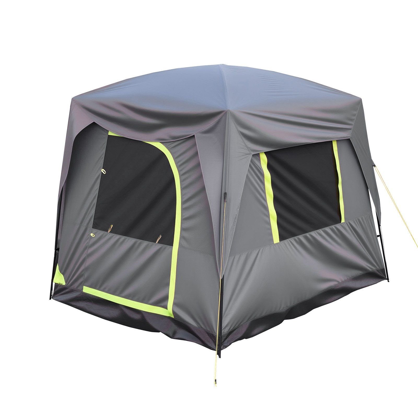 VEVOR SUV Tent for Camping, 10FT L x 8FT W, Waterproof PU2000mm Spacious Double Layer Design for 5-8 Person, SUV Camping Tent with Mesh Windows