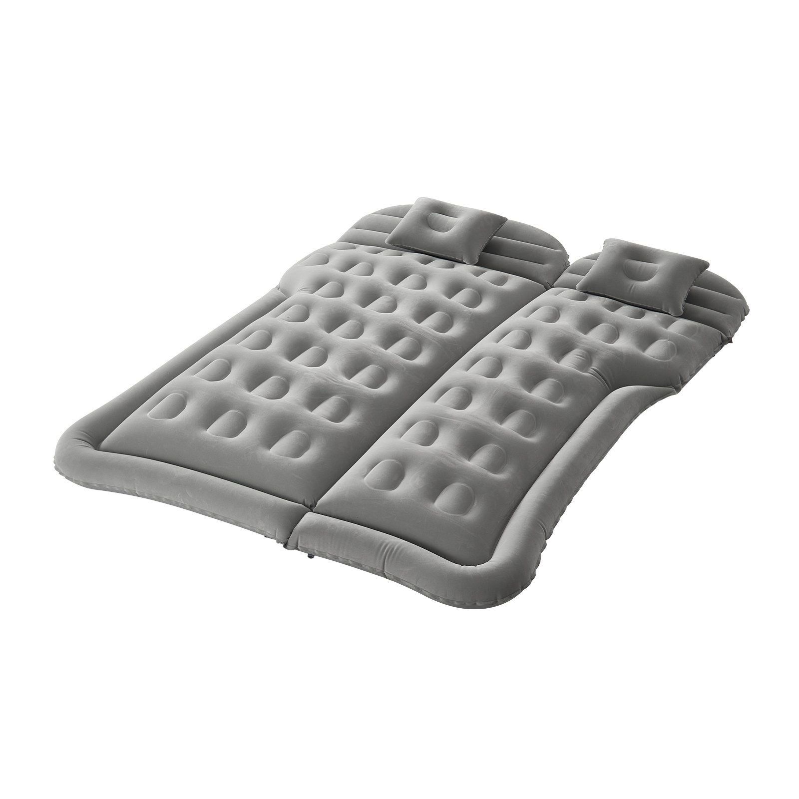 VEVOR Car Air Mattress, Inflatable Car Camping Mattress, Flocking Thickened Travel Beds, Comfortable and Durable Portable Sleeping Pad with Air P