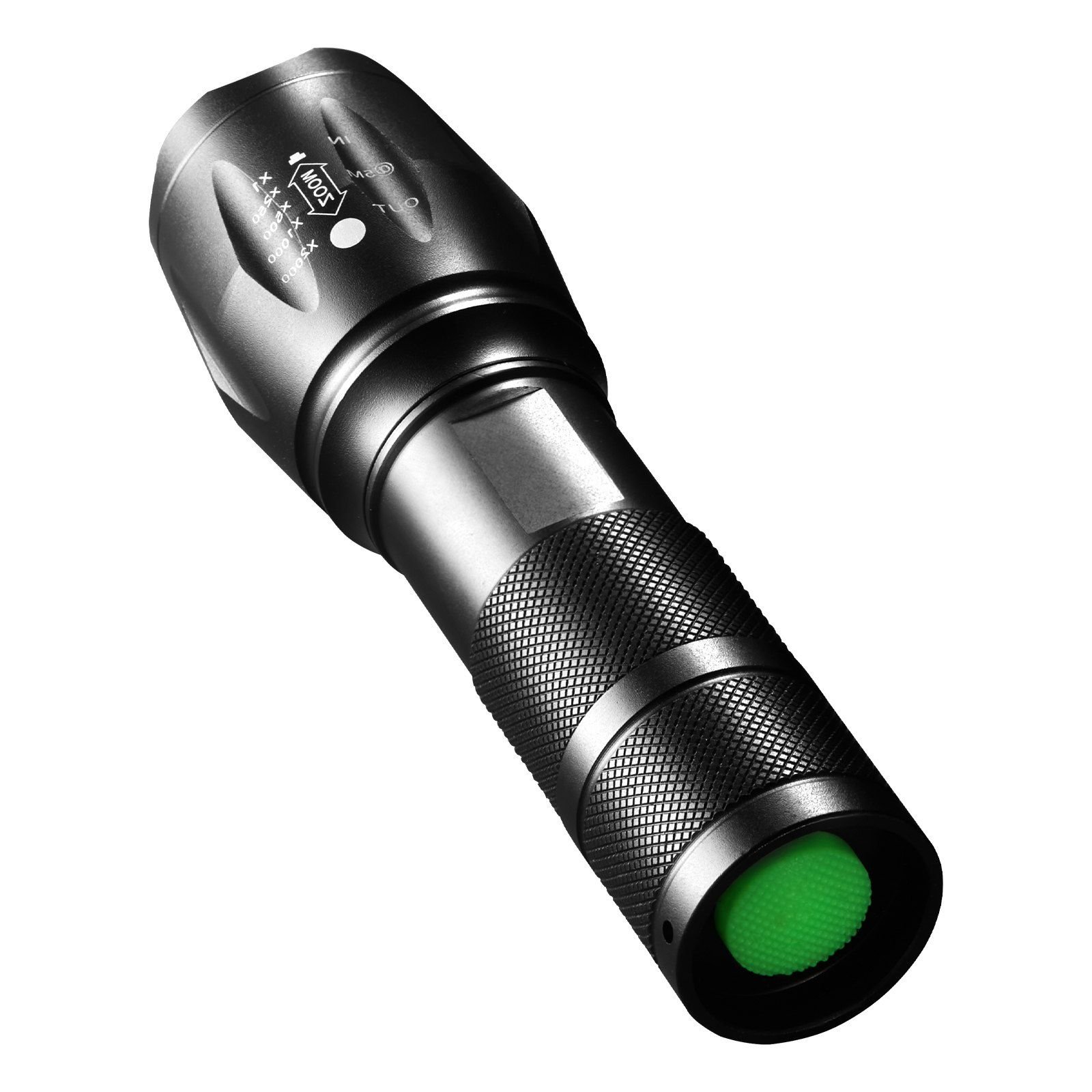 VEVOR 2 Pack Flashlights Torch, 2000 High Lumens 5 Modes Adjustable Focus Flashlight