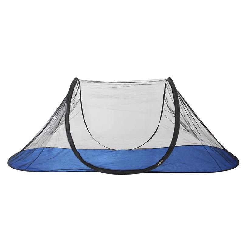 Portable Boat Type Outdoor Camping Mosquito Net Tent (Color: Navy Blue Bottom, Type: Tent)