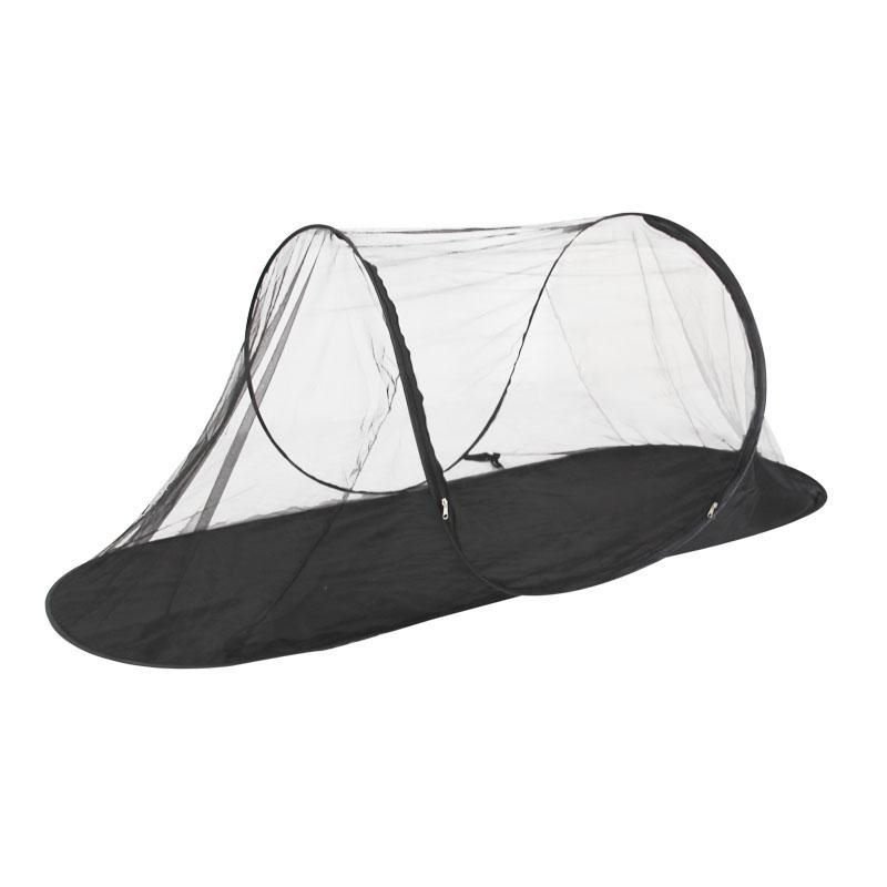 Portable Boat Type Outdoor Camping Mosquito Net Tent (Color: Black Bottom, Type: Tent)